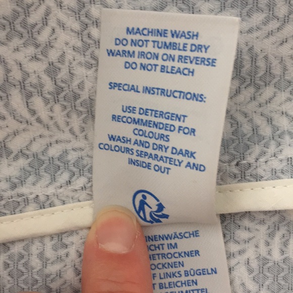 NWOT Boden Island navy blue and white calico floral shift dress 8 S M - Picture 11 of 12